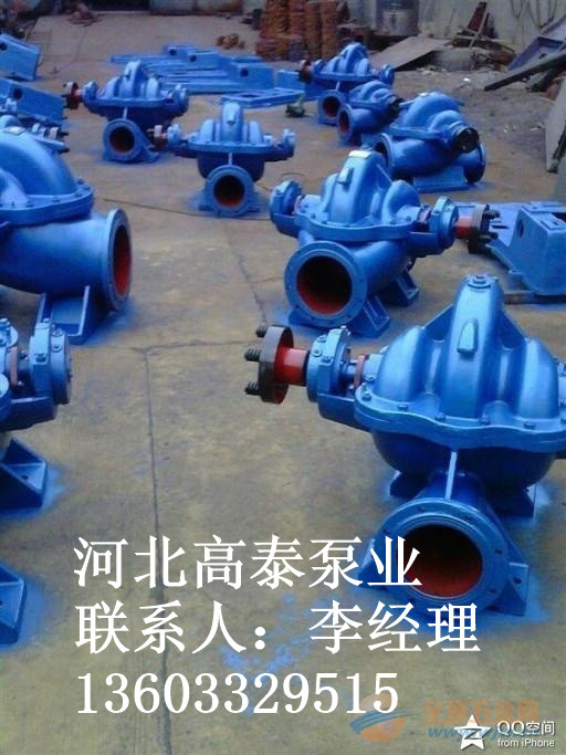 雙吸泵型號(hào)24SH-9A中開式雙吸泵